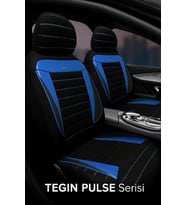Tegin Pulse Serisi Raşel Siyah Mavi Oto Koltuk Kılıfı – Üniversal Uyumlu (Siyah-Yeşil)