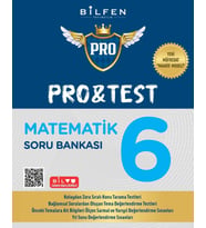Bilfen Yayıncılık 6.Sınıf Pro&Test Matematik Soru Bankası Yeni