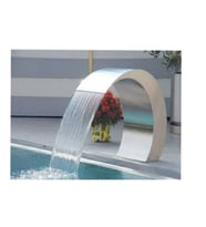 DEV PASLANMAZ Lüks Tipi Havuz Şelalesi 400x1000 Mm 316 Kalite 1,2 Mm Paslanmaz Çelik
