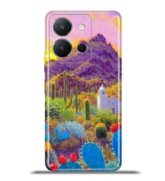 Vivo Y36 Kapak HD Renkli Dizayn Silikon Kılıf - Arizona