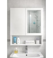 İki Kapaklı Aynalı Banyo Dolabı