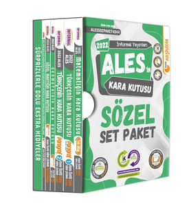 ALESİN Kara Kutusu SÖZEL Set Paket Konu Özetli Dijital Çözümlü Çıkmış Soru Banka