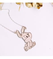 kişiye özel Bugs Bunny gümüş kolye