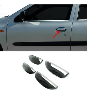 Renault Clio 2 Symbol Krom Kapı Kolu 1999-2008 Paslanmaz Çelik