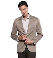 Penye Bej Slim Fit Ceket  Wessi