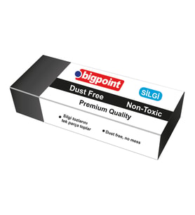 Bigpoint Dust-Free Silgi Siyah - Büyük Boy x 20 Adet