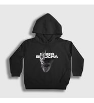 Presmono Unisex Çocuk Siyah Mask V2 Dj Boris Brejcha Kapüşonlu Sweatshirt 498491tt