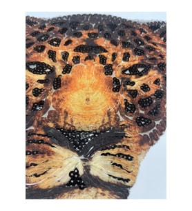 Leopar payetli aplike BOY 22x25