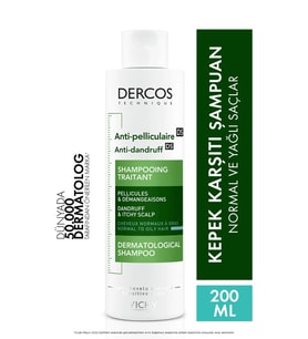 Vichy Dercos Kepeğe Karşı Etkili Bakım Şampuanı 200 ml