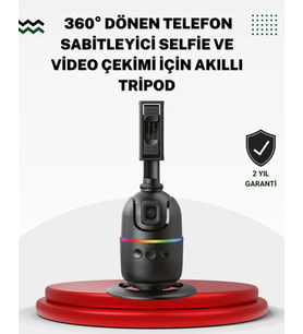 Sosyal Medya İçerikleri İçin Otomatik Yüz Takipli 360° Döner Gimbal Stand