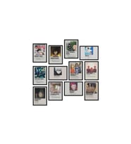 Anime Poster 12 Parça Ahşap Mdf Tablo Zlltb345