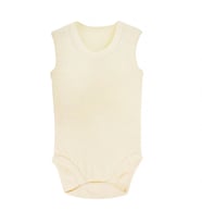 Sema Baby Jakarlı Askılı Badi (Body) - Krem 9-12 Ay