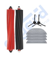 ROBOROCK S8 MaxV Ultra Uyumlu  1 Ana Fırça 2 Yan Fırça 4 Mop PKT-iasgf0000778