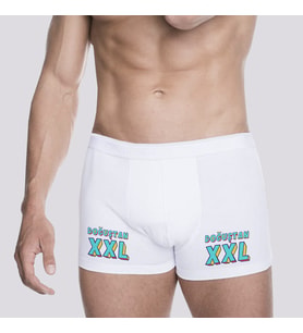 Pamuklu Doğuştan XXL Baskılı Erkeğe Komik Boxer Hediyesi
