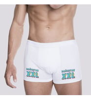 Pamuklu Doğuştan XXL Baskılı Erkeğe Komik Boxer Hediyesi