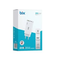 BİX BX3P66G-WE 65W ŞARJ ADAPTÖR TYPE-C/USB Beyaz
