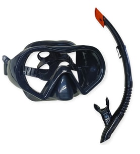 Star Diving Siyah Dalış Maskesi ve Snorkel Yetişkin - 51723