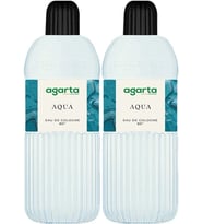 Agarta Kolonya 400 ML Aqua 80 Derece Pet Şişe (2 Li Set)