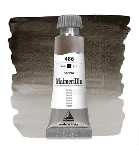 Maimeri Blu Tüp Sulu Boya 12 ml S2 No:486 Sepia