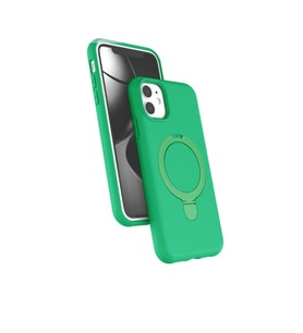 Iphone 11 Regal Magsafe Standlı Kapak - Yeşil