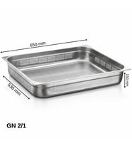 ÜRET Delikli Gastronom Küvet GN 2/1 150 mm 42,5 lt