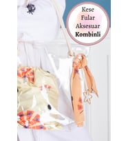 Plaj Çantası Feminine Orange