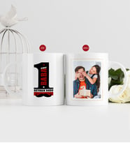 BK Gift Kişiye Özel Babalar Günü Hediyesi Fotoğraflı Kupa Bardak-1 (Beyaz)