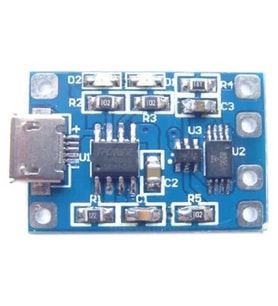 10 ADET LİTYUM PİL ŞARJ DEVRESİ MODÜLÜ TP4056 1A 18650 Lİ-İON BATTERY
