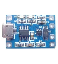 10 ADET LİTYUM PİL ŞARJ DEVRESİ MODÜLÜ TP4056 1A 18650 Lİ-İON BATTERY
