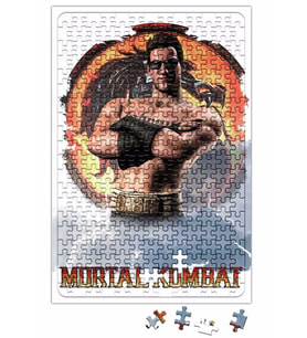 Mortal Kombat Jonny Cage Game Puzzle 240 Parça Yapboz