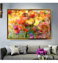 Altın Çerçeveli dekoratif tablo a157 (Gold)