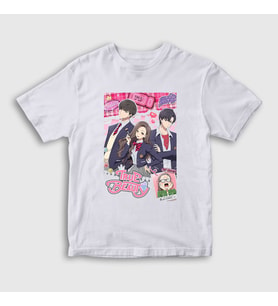 Presmono Unisex Çocuk Beyaz Anime True Beauty T-Shirt 473728tt