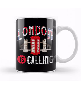 Awesome London Is Calling Skyline UK Kupa Bardak Porselen