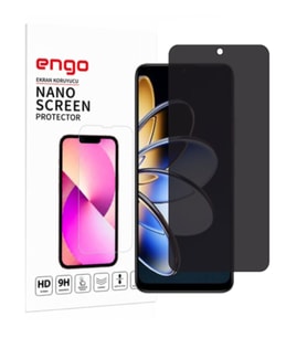 General Mobile GM 26 One 5G İle Uyumlu Hayalet Ekran Koruyucu, Anti-Spy Gizlilik Filtresi, 9H Kırılmaz Esnek Nano Cam, Parlama Önleyici Mat Yüzey