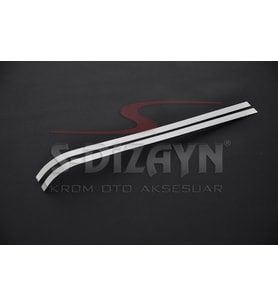 Peugeot Partner Tepee Krom Sürgülü Kapı Çıtası 2 Prç 2008-2018