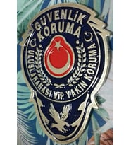 YAKIN KORUMA CÜZDAN ROZETİ (METAL)-SATIN/AL,YAKIN KORUMA KIMLIK KARTLI PERSONELE SATILIR.-SIVILE SATILMAZ