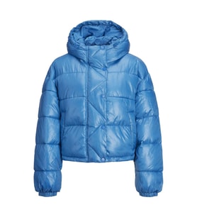 JJXX 12236544 Jxpearl Shine Puffer Ceket Otw Sn Mavi