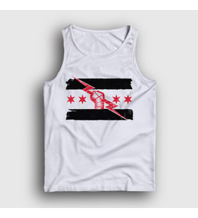 Presmono Unisex Beyaz CM Punk Logo WWE Atlet 434763tt