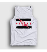 Presmono Unisex Beyaz CM Punk Logo WWE Atlet 434763tt