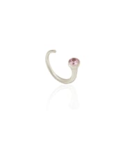 Kadir Jewellery 925 Ayar Gümüş Kaplama Zirkon Taşlı Ayarlanabilir Kadın Minimal Yüzük