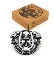 Motor Kulübü Chopper Motosiklet İskelet Kabartma Çanta Süsü Metal Rozet RX036