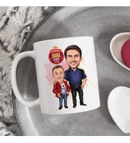 Harika Baba ve Oğlu Karikatürlü Kupa Bardak