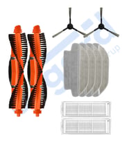 VİOMİ MOP PRO, 3C ,3C PLUS Uyumlu 2 Ana Fırça 2 Yan Fırça 2 Filtre 4 Mop PKT-iasgf0000439