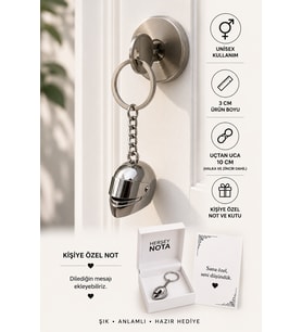 Gümüş Kask Figürlü Anahtarlık Unisex Metal Anahtarlık