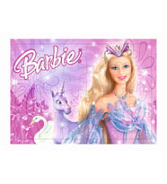 Barbie Puzzle Yapboz A5 15x21 cm 24 Parça