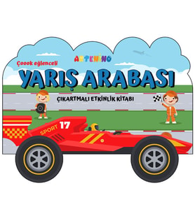 Taşıtlar Serisi - Yarış Arabası Çıkartmalı Etkinlik Kitabı