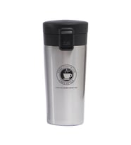 Kilitli 304 L Çelik Gri 500 ml Kahve Termos Mug cin406gr