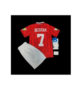Mânchester/Unîted 92/93 Sezonu D.a.v.i.d B.e.c.k.h.a.m Nostalji Çocuk Forması 4'lü Set