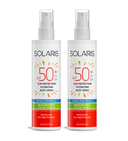 Solaris Güneş Koruyucu Nemlendirici Vücut Spreyi SPF 50+ (200 ml) x 2 Adet