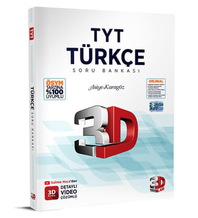 3D Yayınları Tyt Türkçe Tamamı Video Çözümlü Soru Bankası